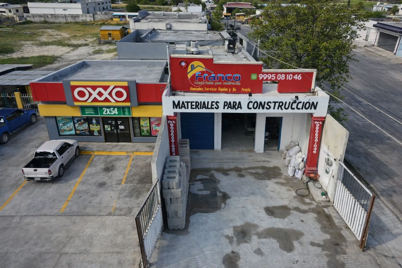 Fachada de Franco Materiales para construcción